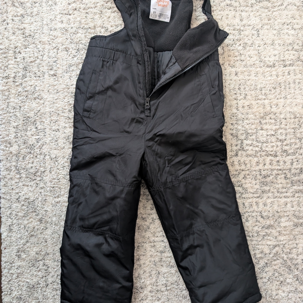 Jumping Beans Black Snow Bib